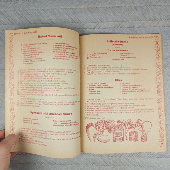 Fabulous Italian Recipes Cookbook By Johna Blinn 1983 Baronet Books Vintage - Picture 6 of 7